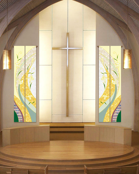 Easter Lily Printed Banners