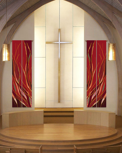 Pentecost Flames Printed Banners
