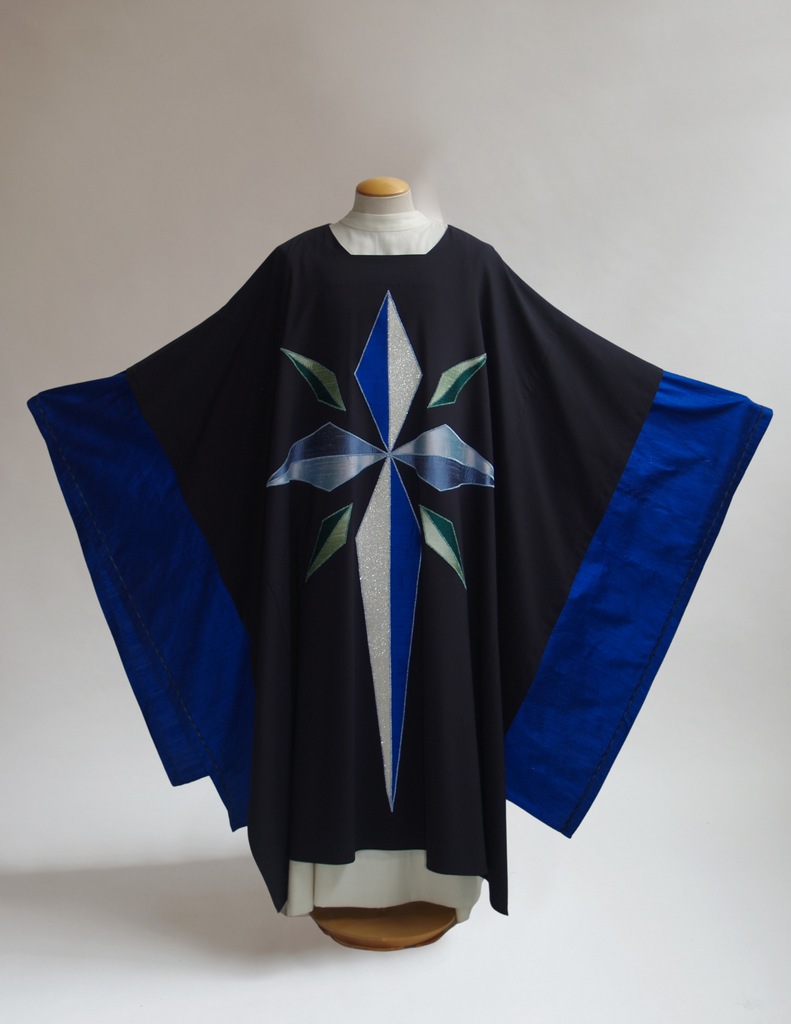Adam Kochlin Bethlehem Star Blue Sample Chasuble