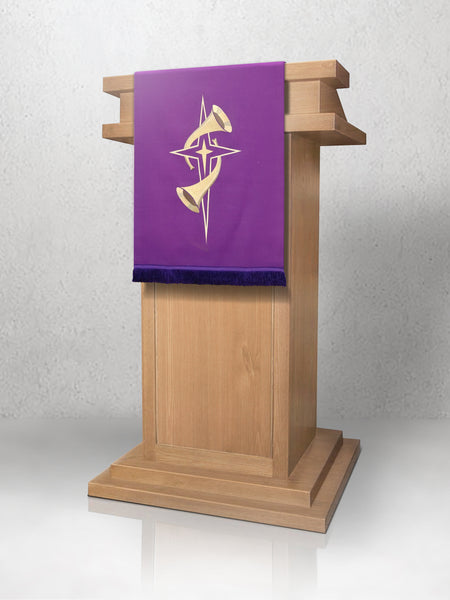 Advent Star & Horns Sample Lectern Hanging
