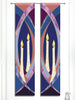 Pair of Advent Candle Banners