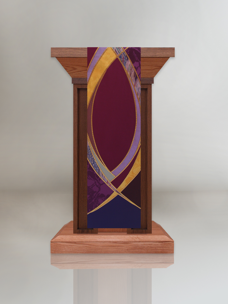 Advent Curvilinear Lectern or Pulpit Hanging