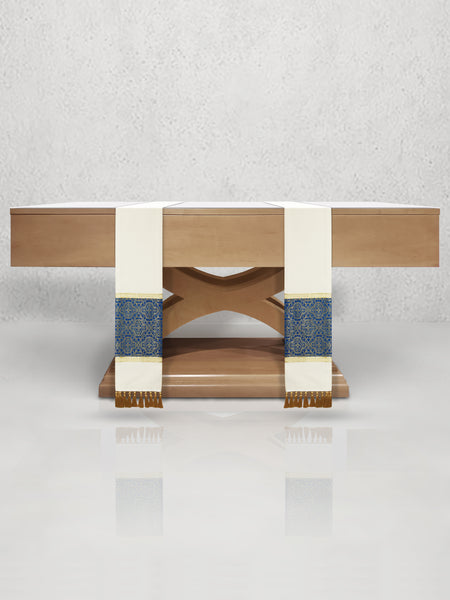 601 Classic Sample Altar Scarves in Blue & White