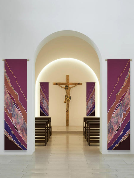 Abstract Lenten Wall Hangings
