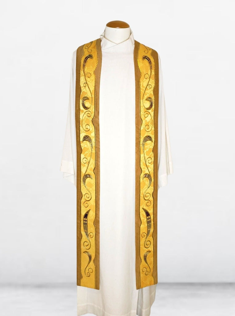 Gold Art Nouveau Sample Stole