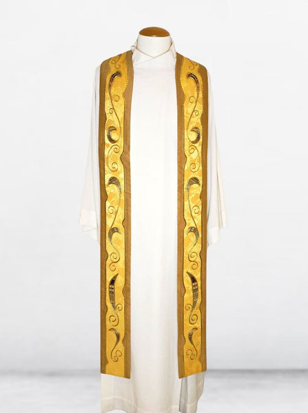 Gold Art Nouveau Sample Stole