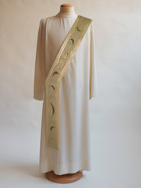 art nouveau easter christmas stole