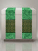 Classic Bella & Brocade Green Altar Scarves