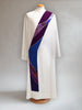 Curvilinear Advent Deacon Stole
