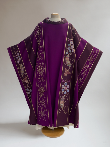 Purple Festive Eucharistic Sample Chasuble