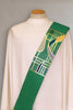 Ordinary Time Stained Glass Deacon Stole