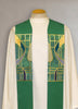 Ordinary Time Stained Glass Stole