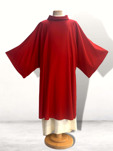 Red Italia Wool Sample Dalmatic