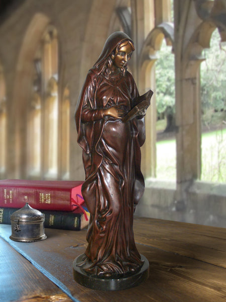 Pregnant Mary in Two Tone Bronze