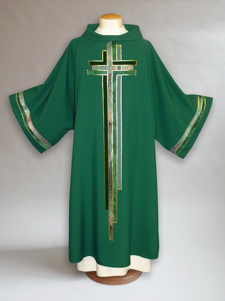 Multi Cross Green Dalmatic