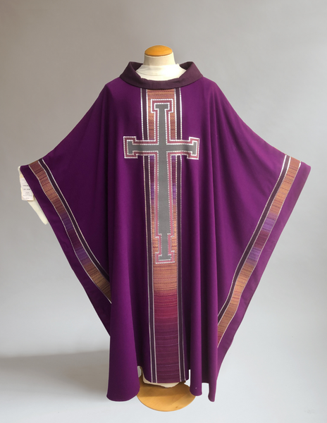 Lent Cross Purple Chasuble