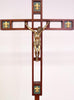 San Damiano & Fleur de Lis Processional Crosses