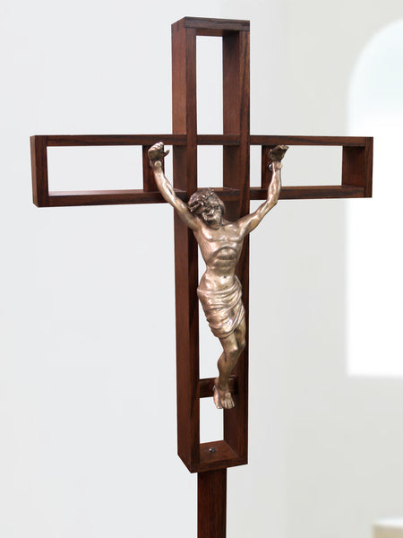 Open Processional Crucifix