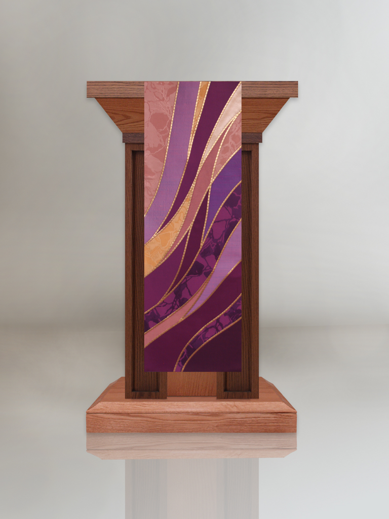 Purple Water (B) Lectern Hanging
