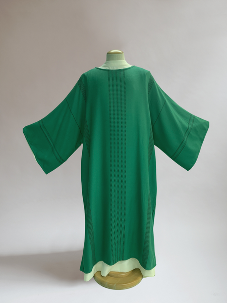 Traviata Woven Green Sample Dalmatic