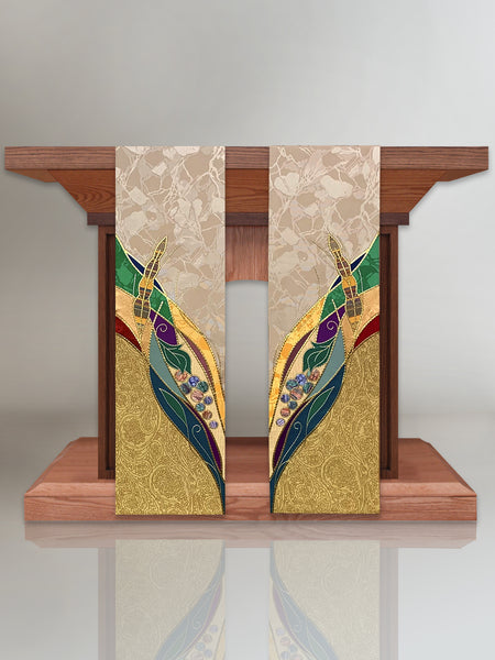 Festive Eucharistic Gold Altar Scarves (B)