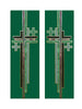 Multi Cross Green Altar Scarves