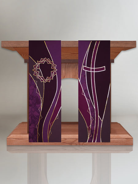 Lenten Mercy Medical Altar Scarves