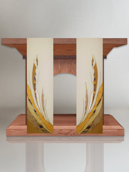 Paintbrush Gold Altar Scarves