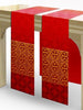 The Francis Classic Lucia Red & Brocade Red <br> Altar Scarves
