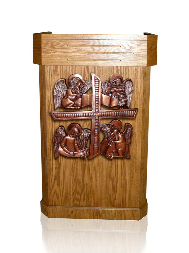 Ambo with Four Apostles relief