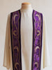 Advent Art Nouveau Purple Stole