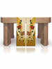 Poinsettia Christmas Altar Scarves