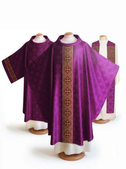 The Francis Classic Lucia Purple & Brocade Burgundy Collection