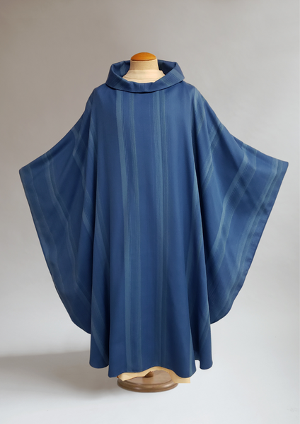 Mystique Woven Blue Sample Chasuble