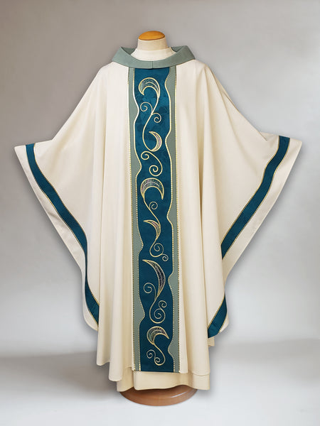 Art Nouveau White Sample Chasuble