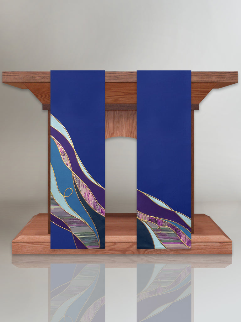 Advent Joy Blue Altar Scarves