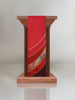 Curvilinear Red Sample Lectern/Pulpit Hanging or Altar Scarf