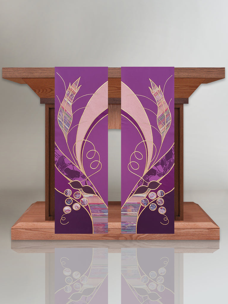 Eucharistic Purple Sample Altar Scarves