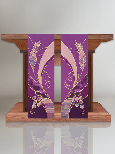 Eucharistic Purple Sample Altar Scarves