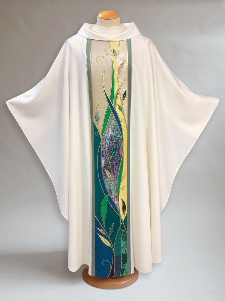 White Foliage Chasuble