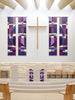Stained Glass Advent Banners