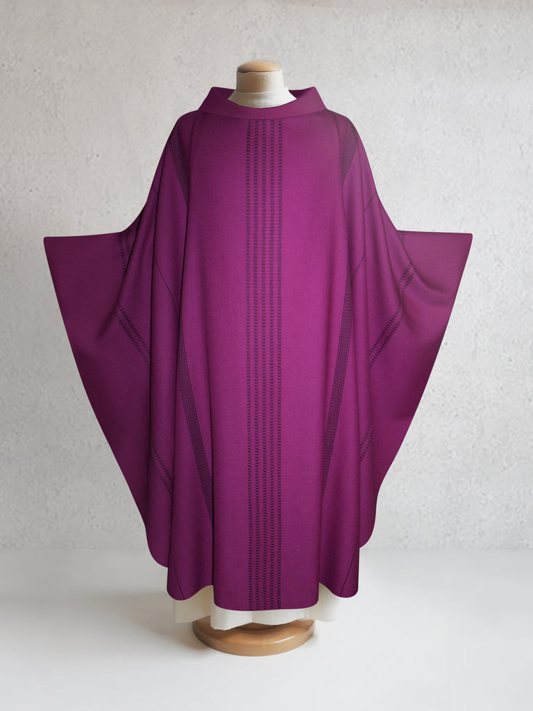 Traviata Woven Purple Sample Chasuble