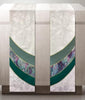 Sample Francis Curvilinear Bella White & Monet Green Altar Scarves