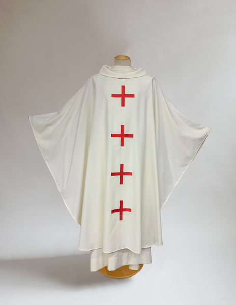 Red Crosses Sample Chasuble