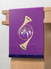 Advent Horns & Candles Sample Lectern Hanging