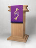 Advent Horns & Candles Sample Lectern Hanging