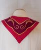 Red Art Nouveau Sample Stole