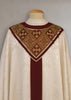 Solemn Florence Ecru & Burgundy Sample Chasuble