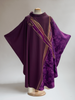 Paintbrush Cross Purple Sample Chasuble