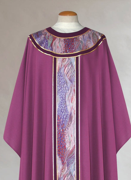 Classic Round Yoke Advent Chasuble – Bramante Studio